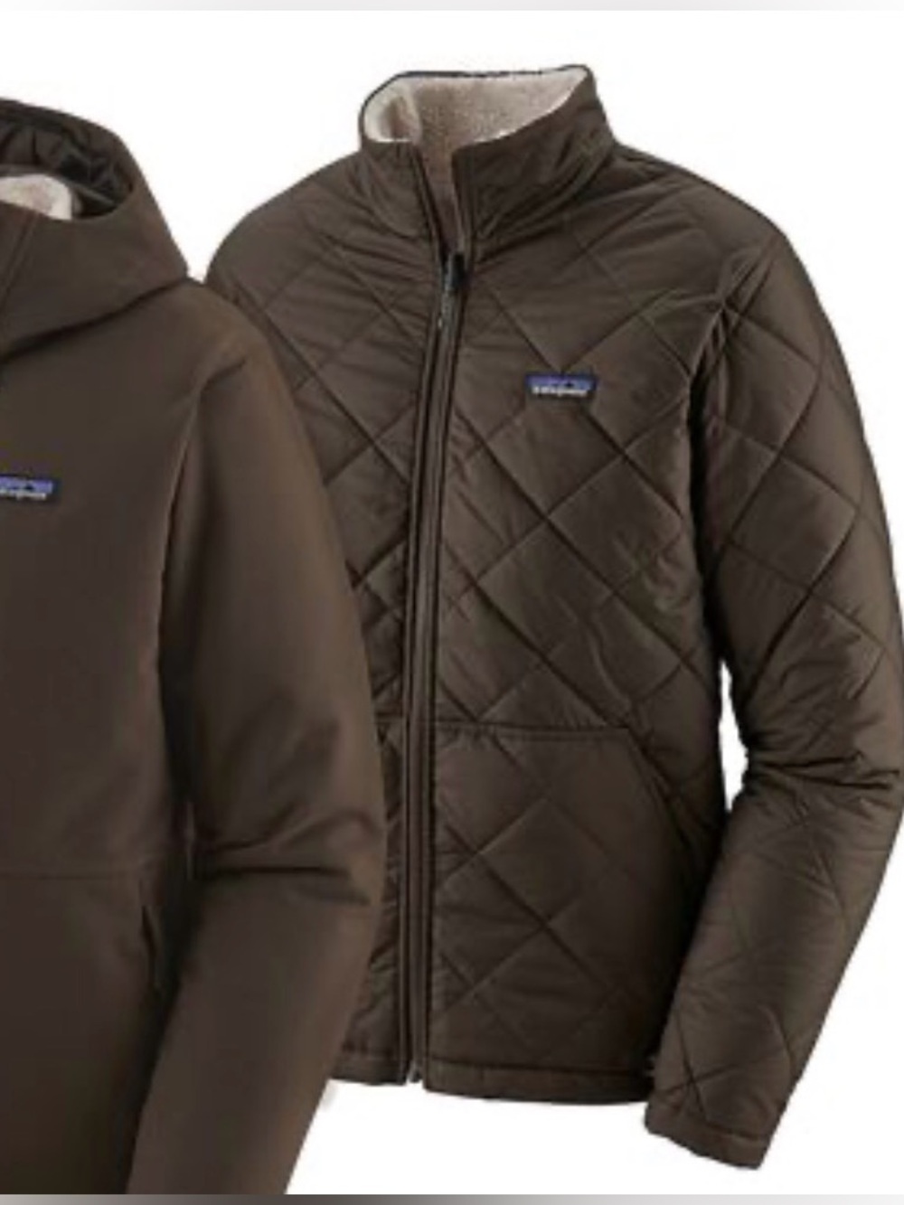 Patagonia Brown Lone Mountain 3-in-1 Jacket LINING only Puffer Size Mens Medium